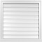 Ekena Millwork Vertical Surface Mount PVC Gable Vent: Functional, w/ 2"W x 2"P Brickmould Sill Frame, 30"W x 30"H GVPVE30X3003SF - alternate 1